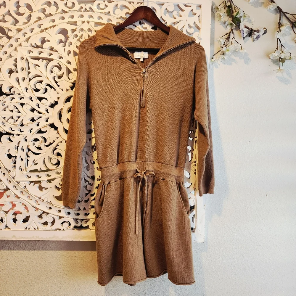 L'ACADEMIE/REVOLVE SHANNON KNIT SWEATER ROMPER LONG SLEEVES SZ SMALL - Picture 4 of 15